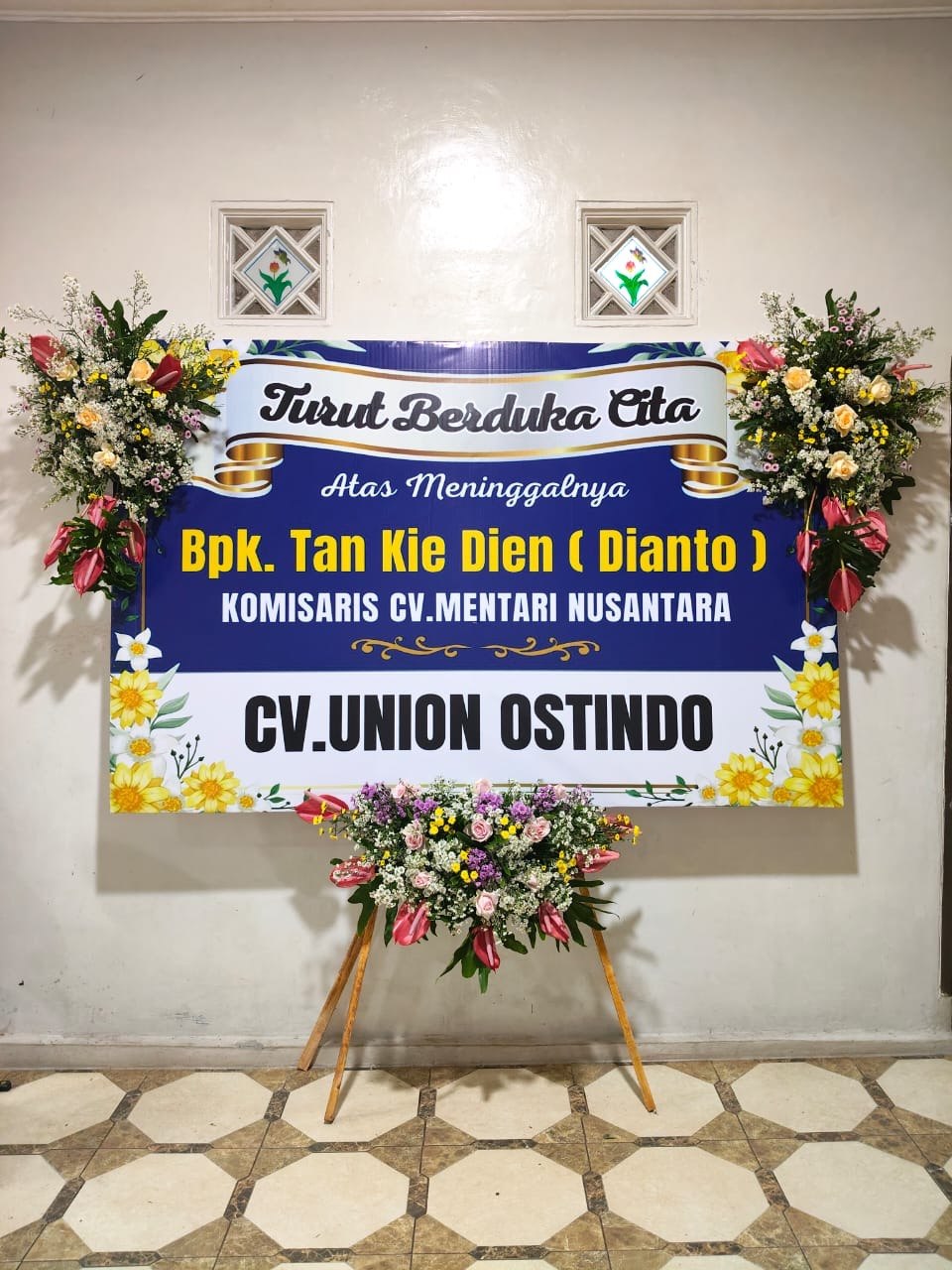 Papan Bunga Duka Cita 5